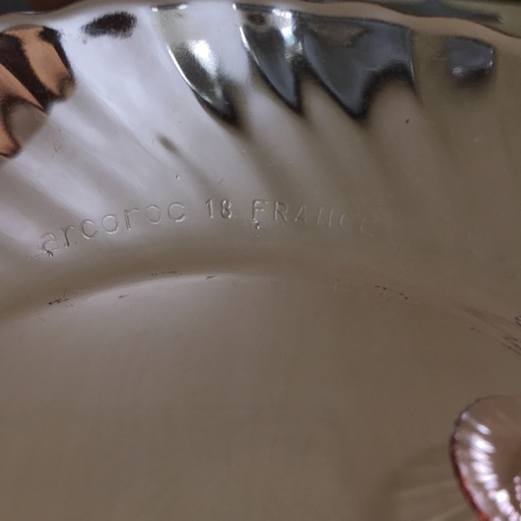 Arcoroc France Blush Pink Tinted Glass Plate Teacup Saucer - Bundle lot of Three - Picture 14 of 14